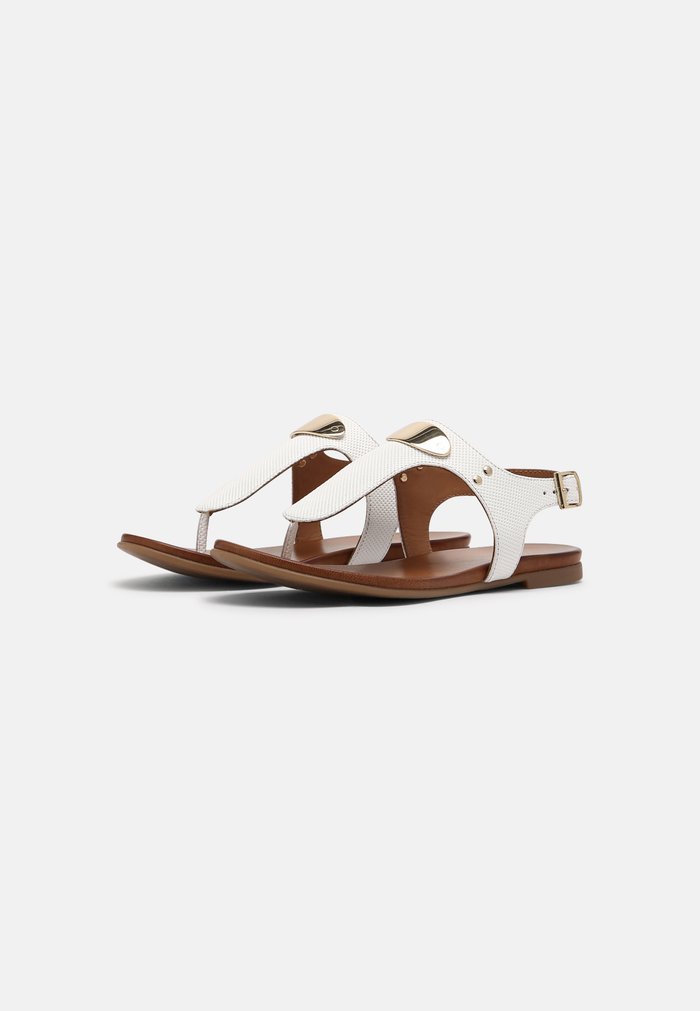 Sandales Anna Field T-bar Blanche Femme | KSU-0847426